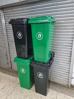 Schools Pedestration Streets Outdoor 120litres Plastic Dust Bins