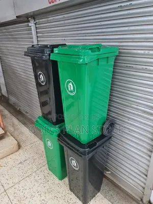 Schools Pedestration Streets Outdoor 120litres Plastic Dust Bins
