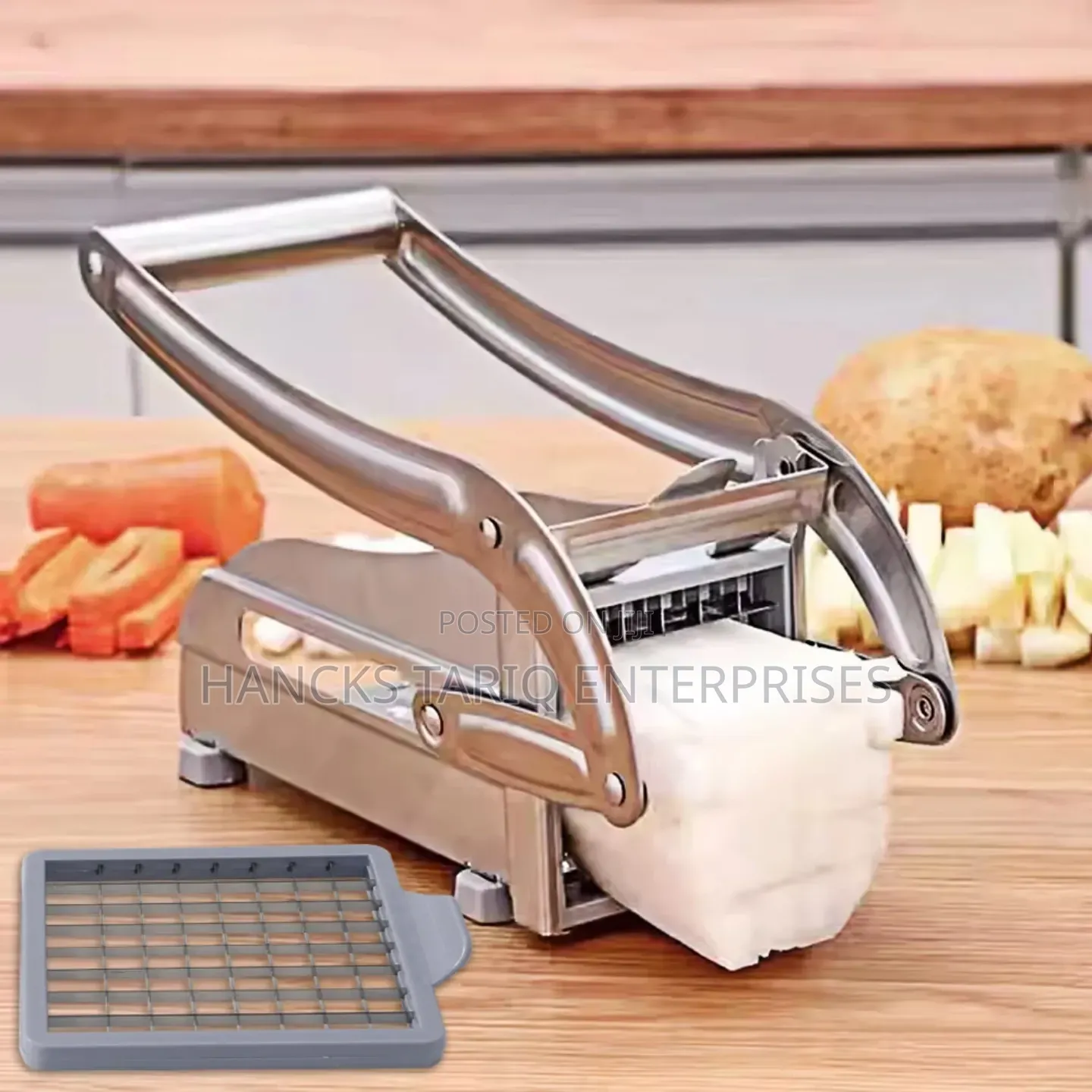 Manual Potato Chipper – Kitchen Vegetable Cutter