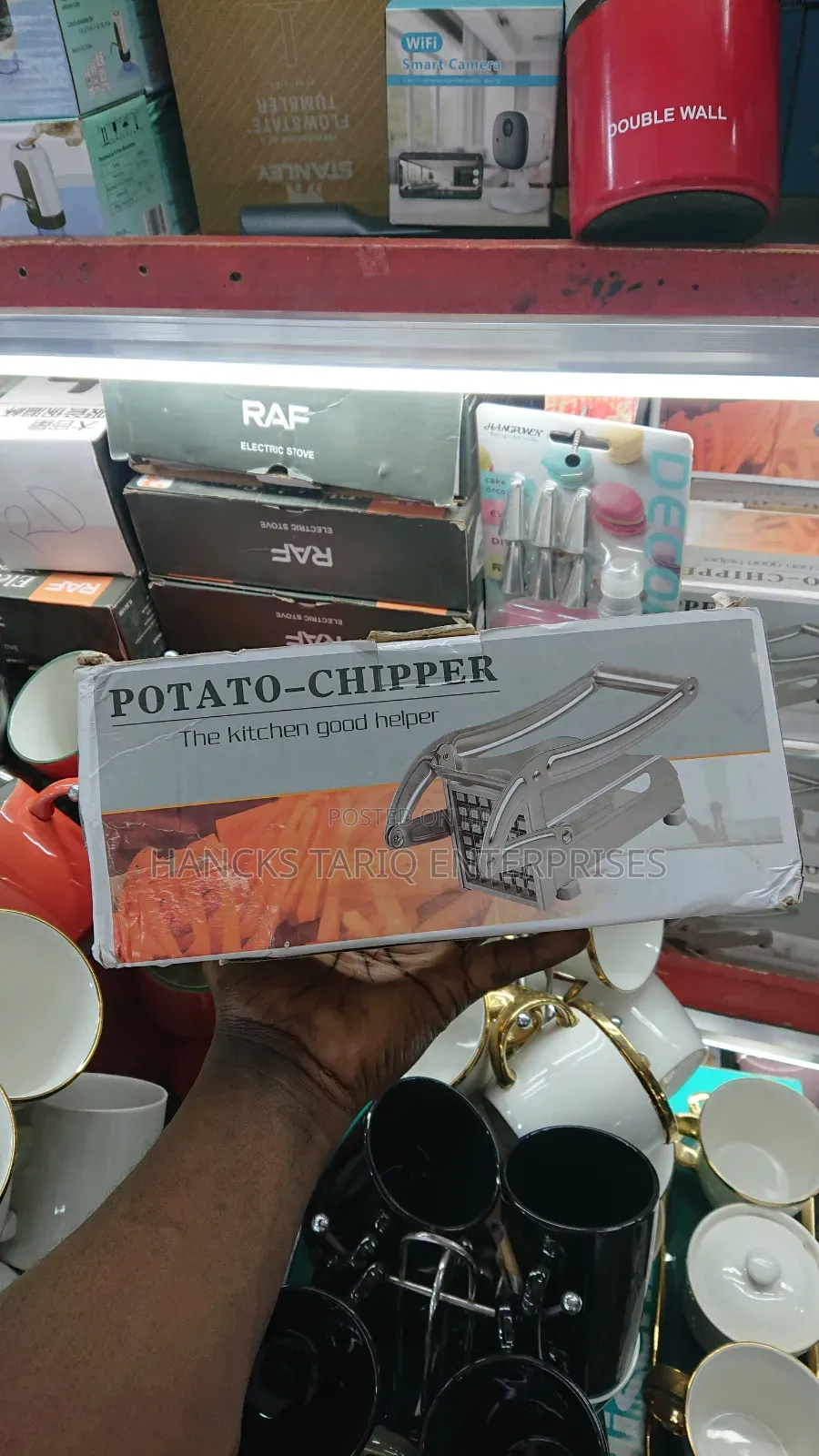 Manual Potato Chipper – Kitchen Vegetable Cutter
