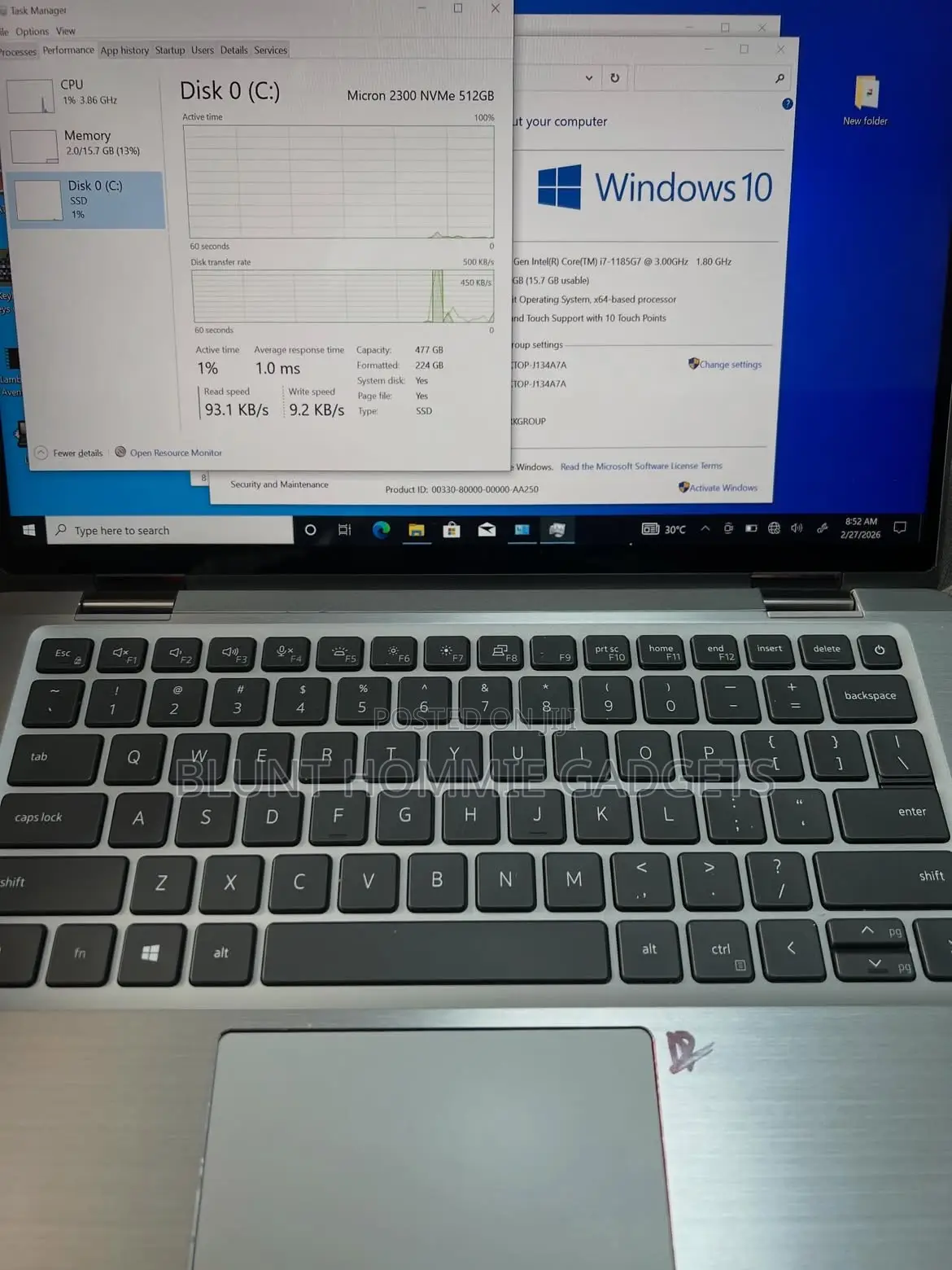 Laptop Dell Latitude 7320 16GB Intel Core i7 SSD 512GB