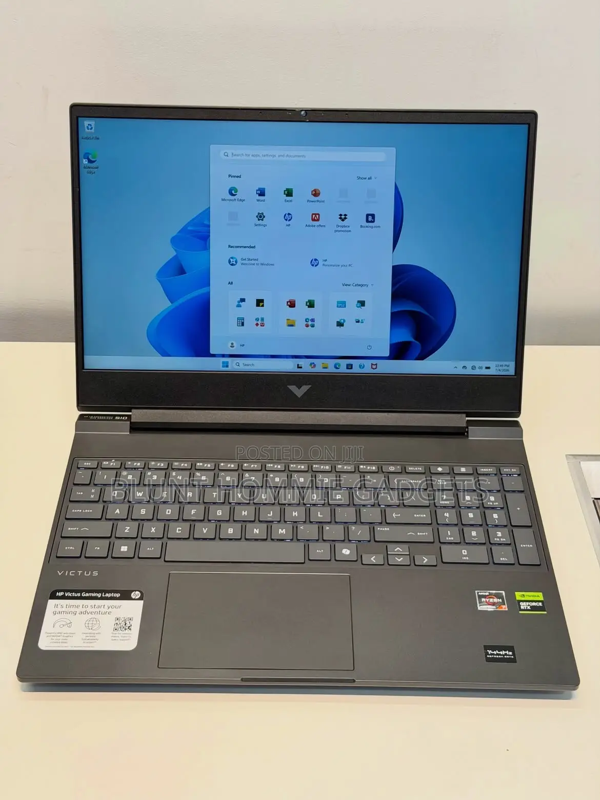 Laptop HP Victus 15 16GB AMD Ryzen SSD 512GB