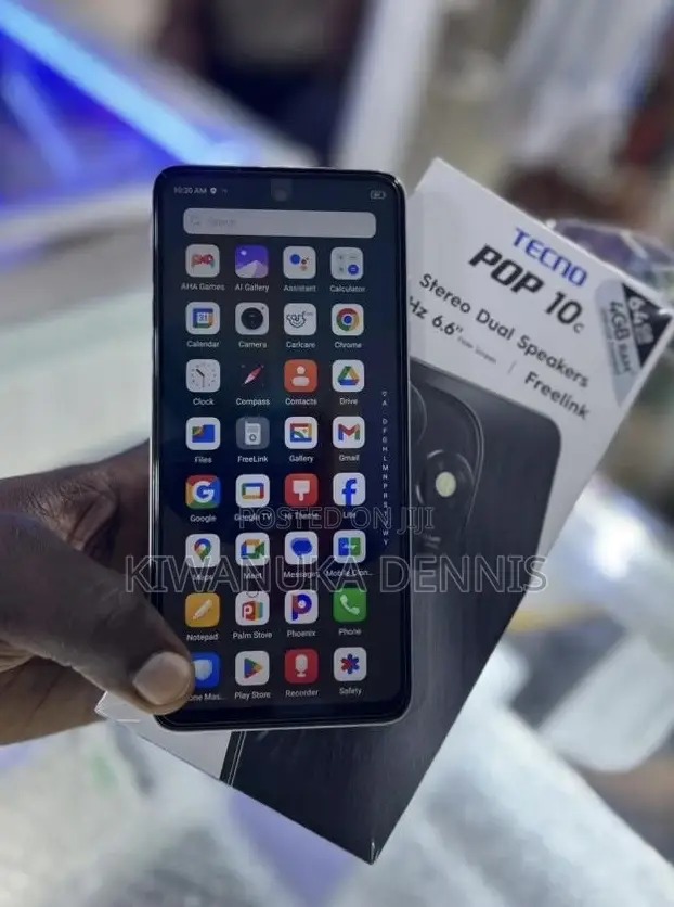 New Tecno Pop 10C 128 GB White