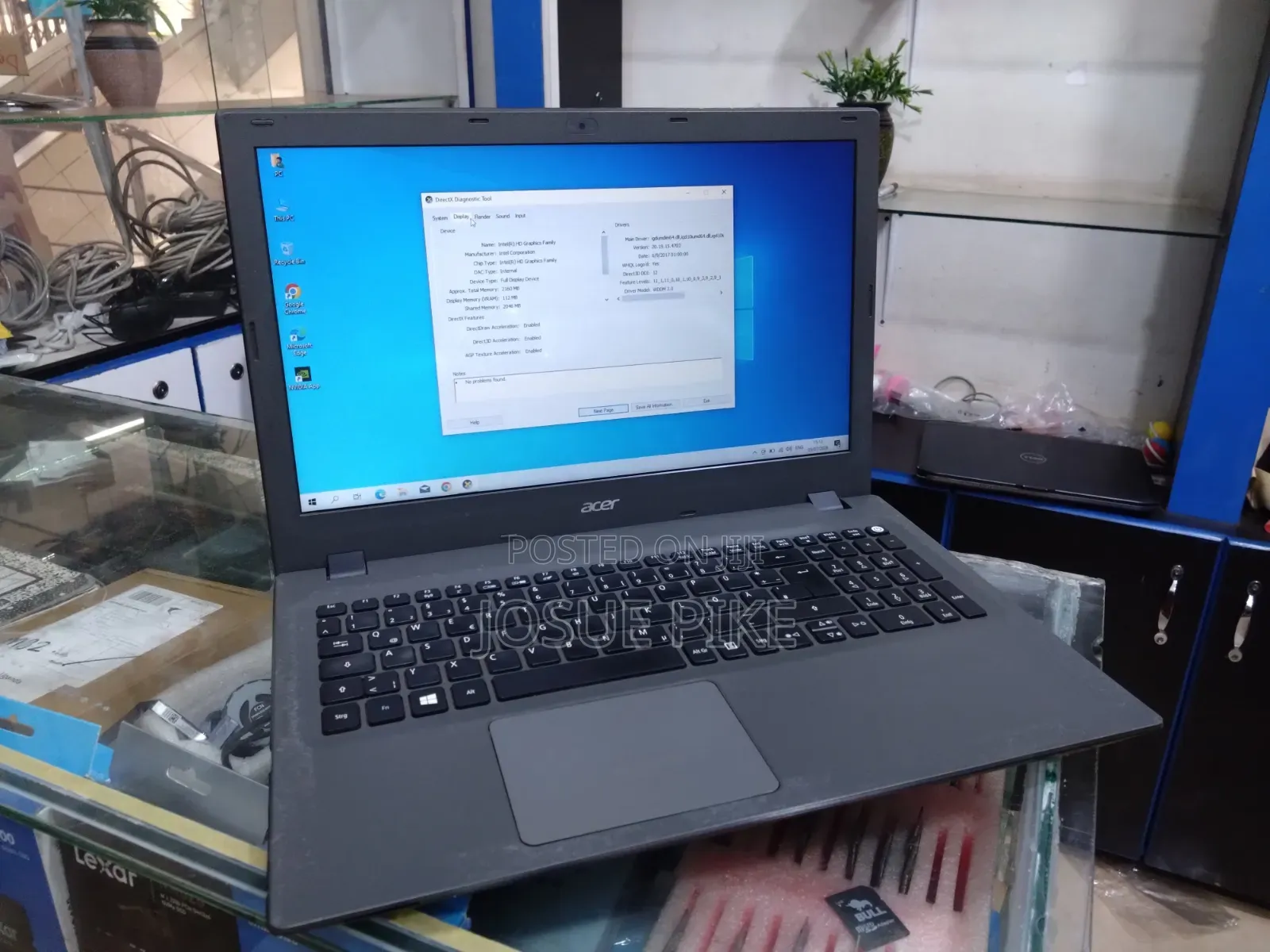 Laptop Acer Aspire E5-573G 16GB Intel Core i5 SSD 128GB