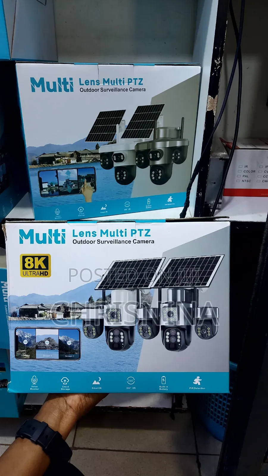 4g Sim Solar CCTV Camera 3 Motorized Lenses Full PTZ Outdoorcategory