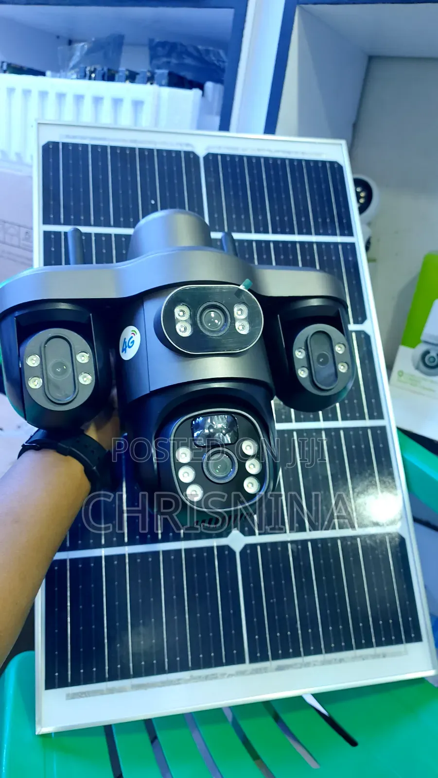 4g Sim Solar CCTV Camera 3 Motorized Lenses Full PTZ Outdoorcategory