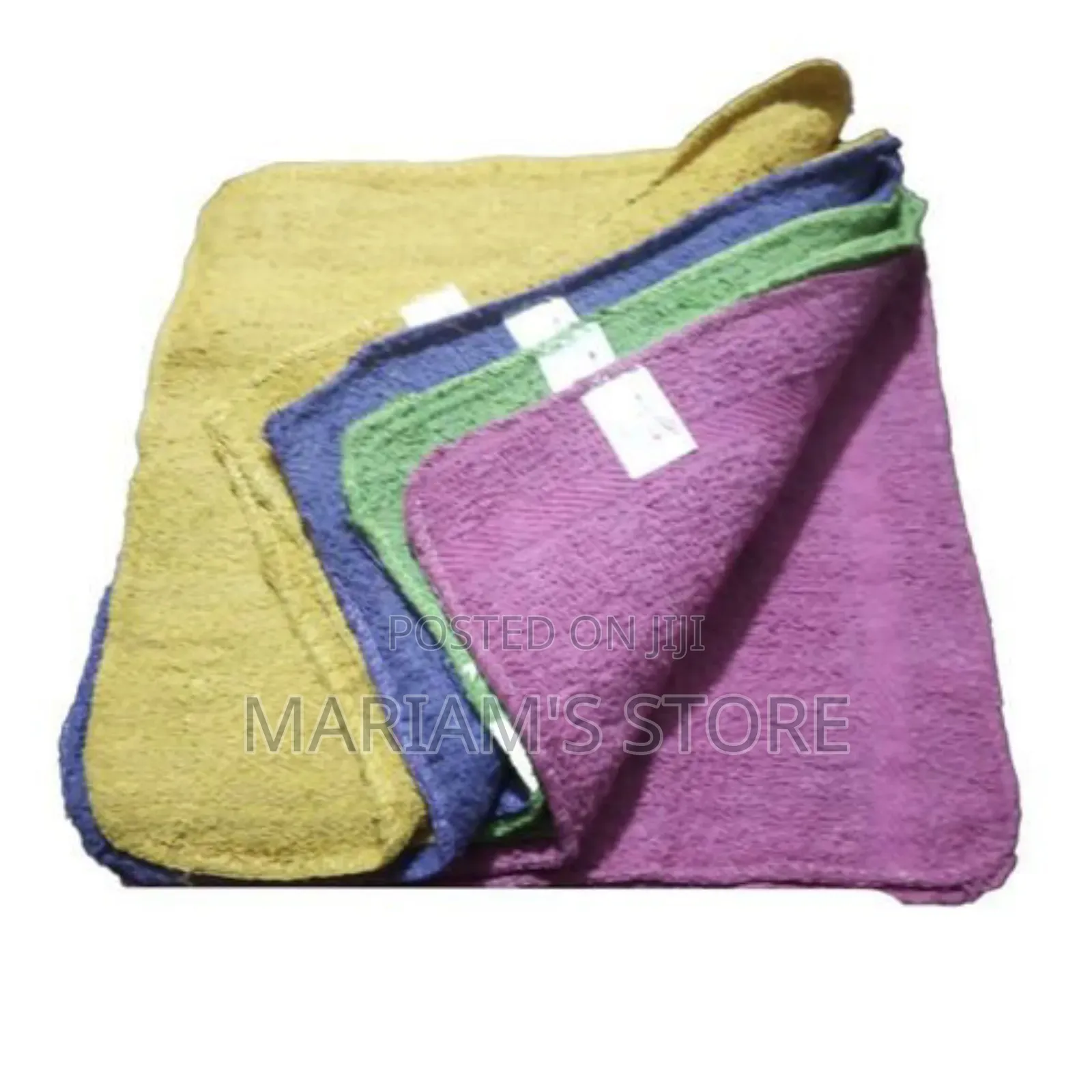 12pcs Cleaning Towels-Pink Purple Green Blue Orange Yellow
