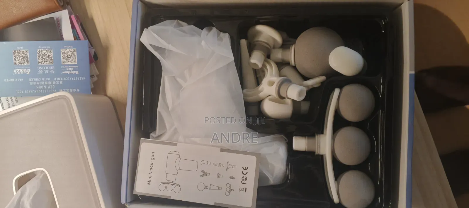 Premium Mini Massage Gun - 6 Professional Heads Chu