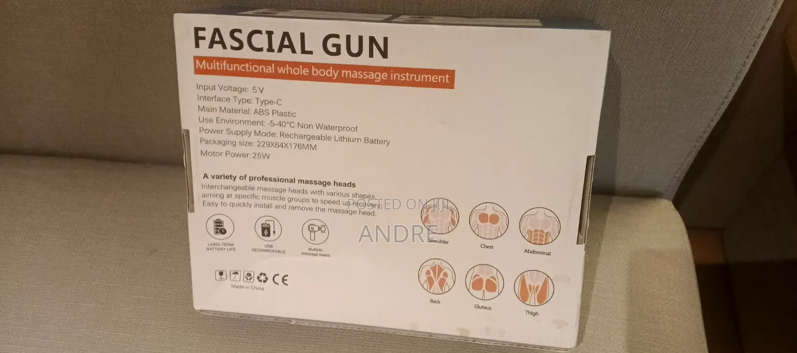 Premium Mini Massage Gun - 6 Professional Heads Chu