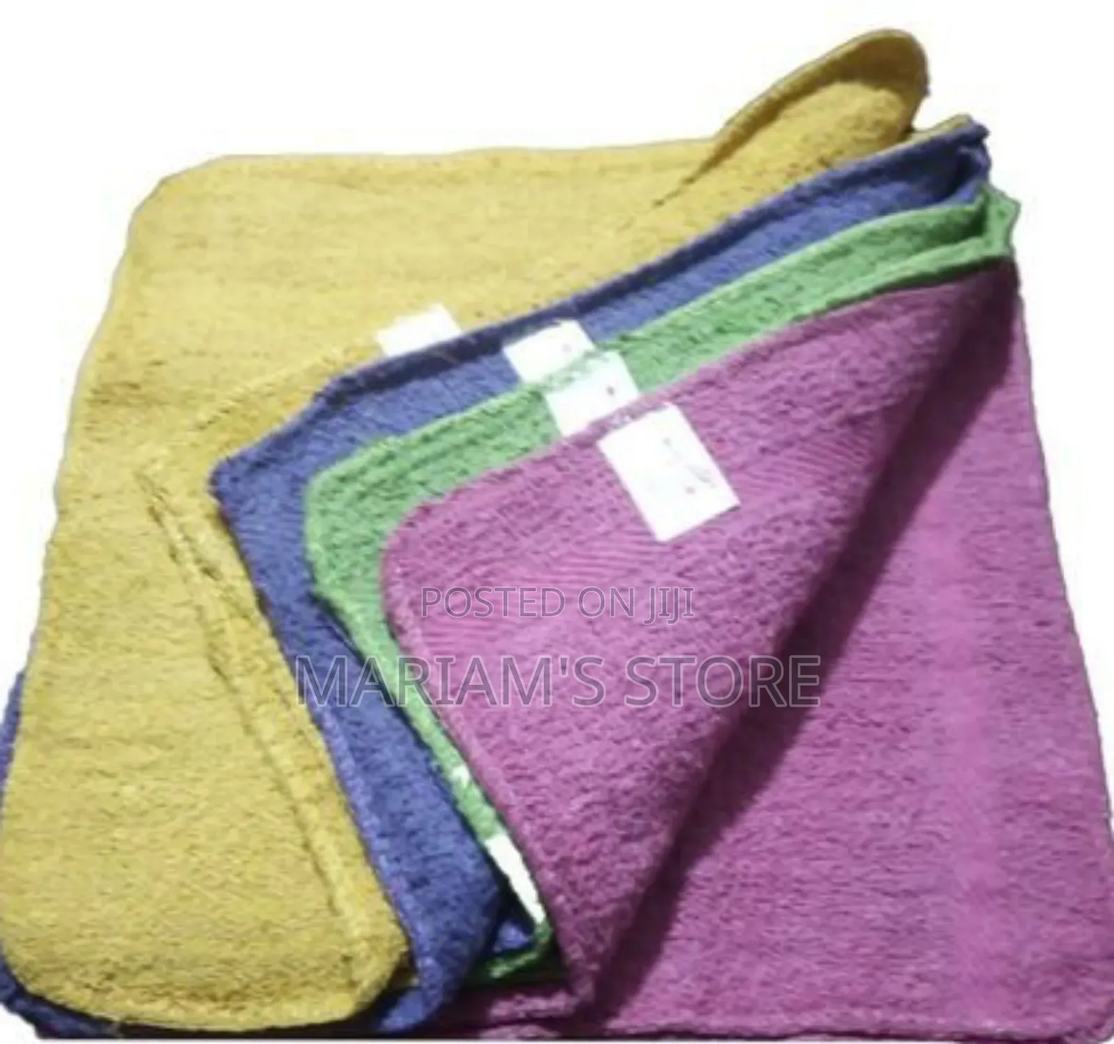 12pcs Cleaning Towels-Pink Purple Green Blue Orange Yellow