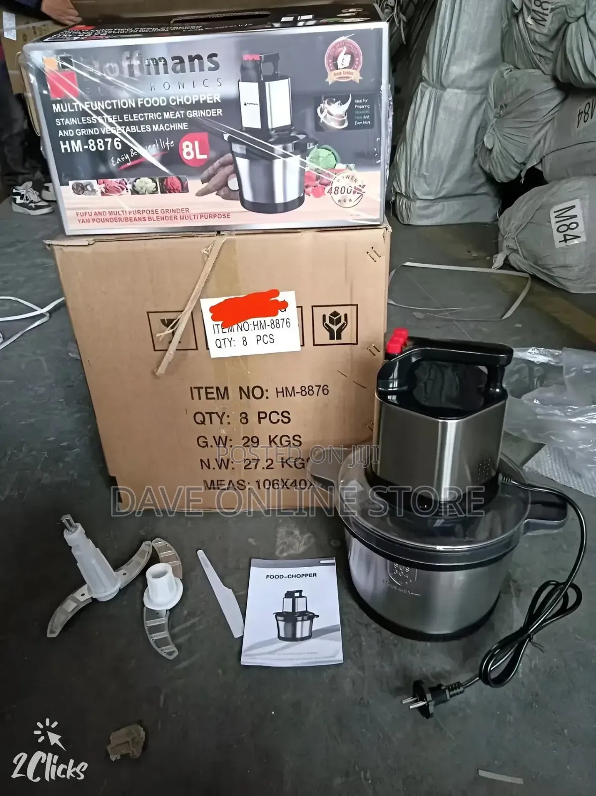 Hoffmans Fufu Machine 8l