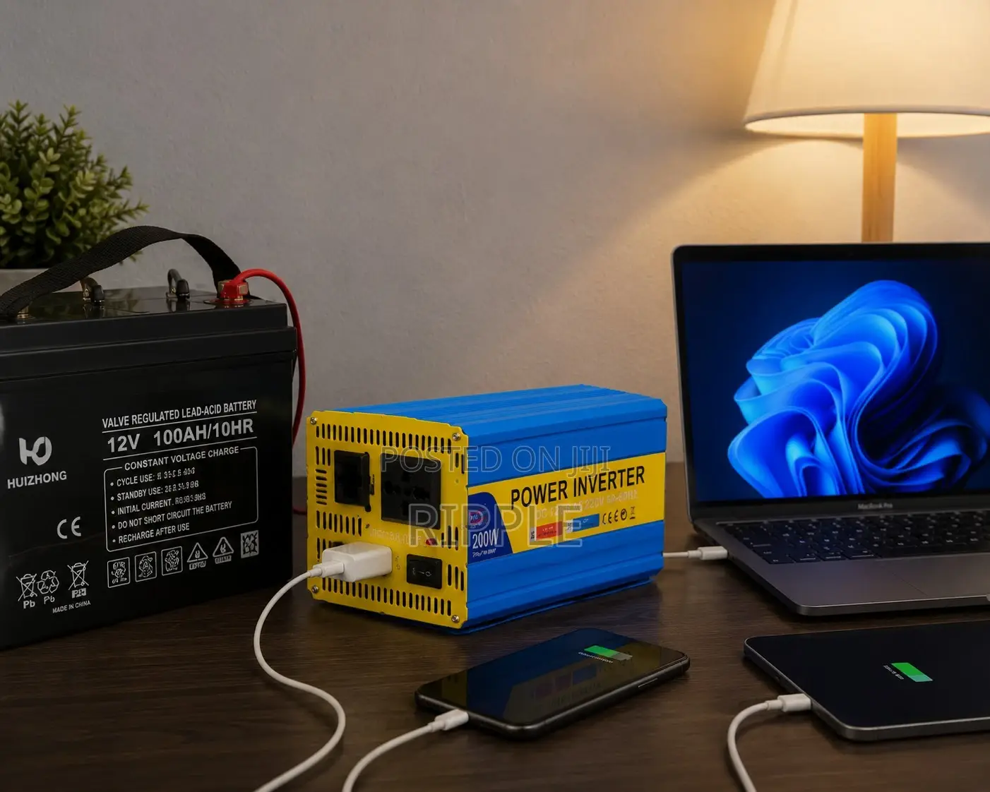 2000W Power Inverter 12V 24V Solar Backup Inverter Converter