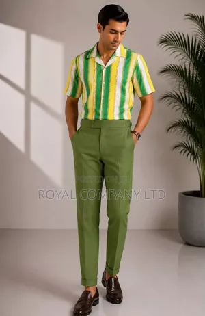 Vintage Shirt and Beltless Trouser