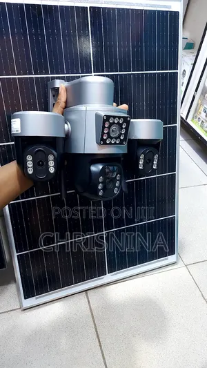 V380 Pro T68b 3 Lens Solar Powered 4g Sim Card CCTV Security Camera