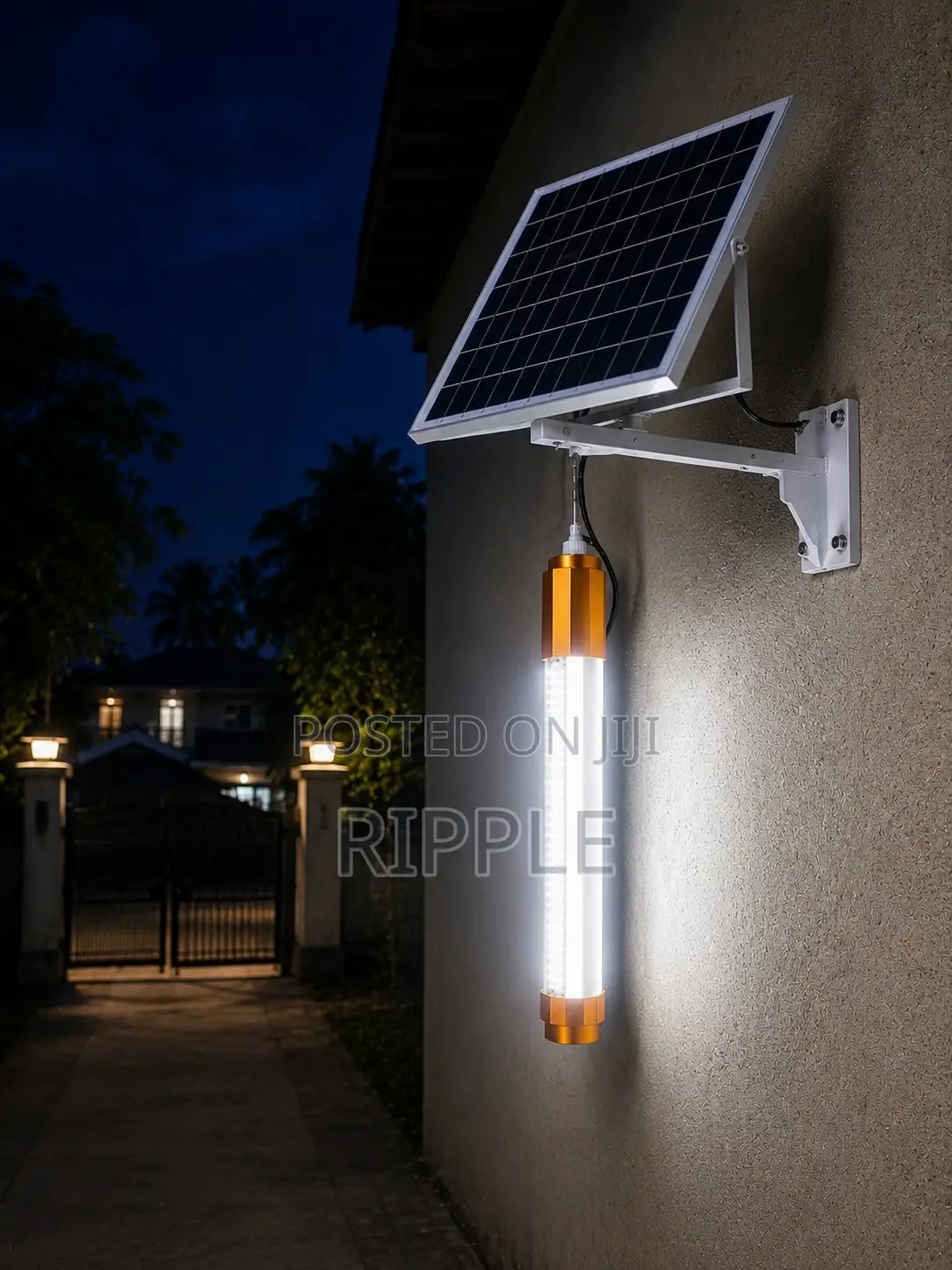 400w Solar Led Tube Light Waterproof With Remote Control
