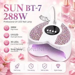Professional Sun Bt-7 288w Electric Uv Led Nail Lamp Heart Shape