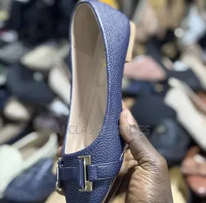 Navy Blue Pump Shoe
