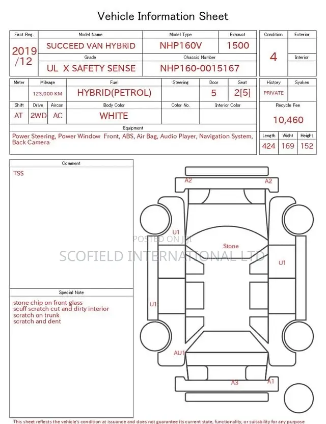 Toyota Succeed 2019 White