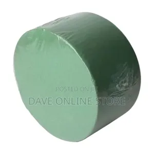 1 Pc Round Floral Foam,Green Wet Florist Floral Foam Block F