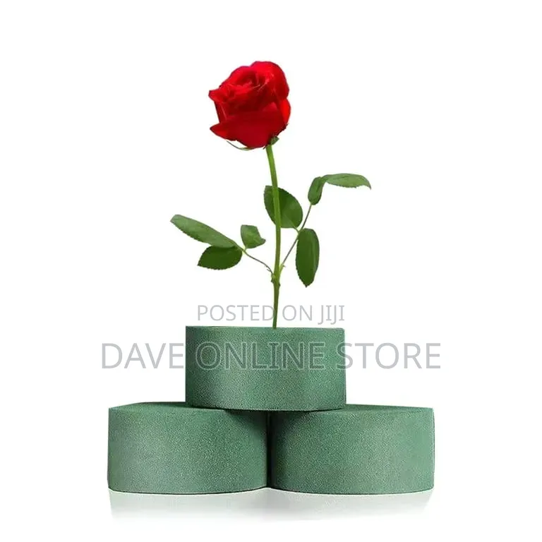 1 Pc Round Floral Foam,Green Wet Florist Floral Foam Block F