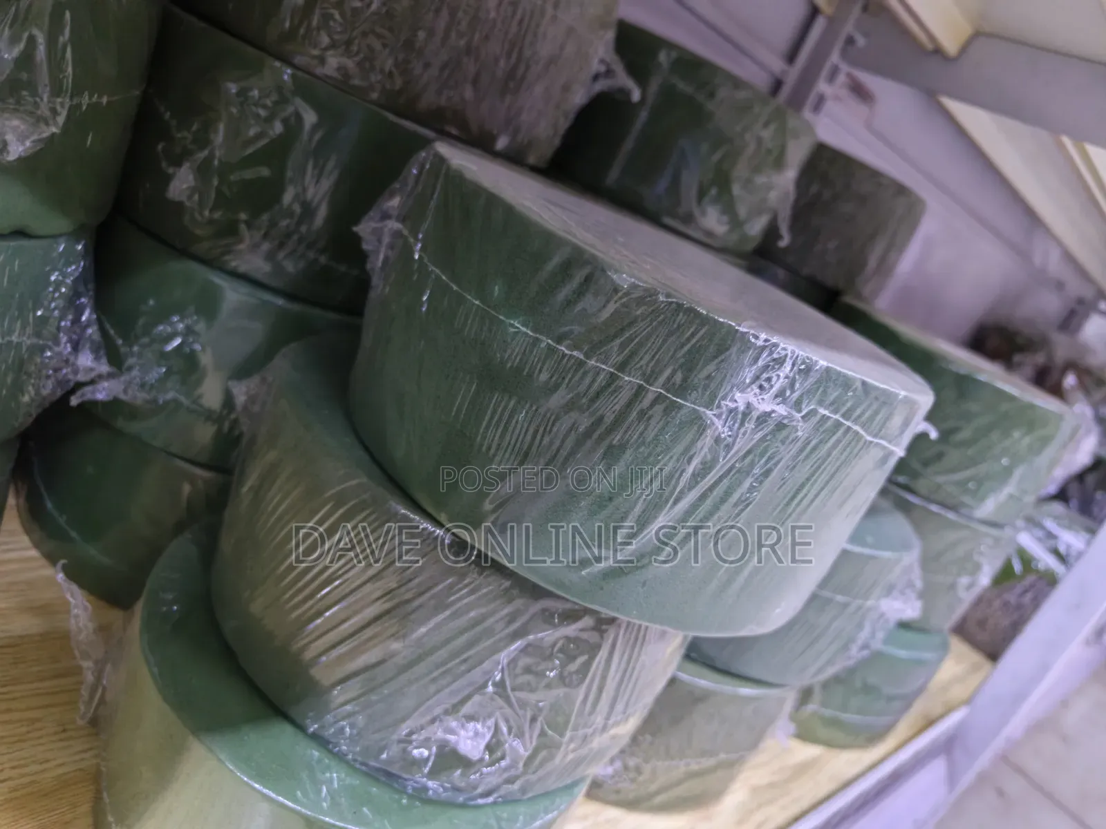 1 Pc Round Floral Foam,Green Wet Florist Floral Foam Block F