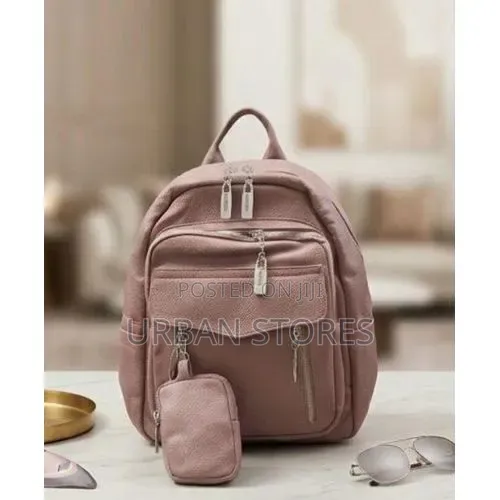 Ladies Back Pack With a Small Handle Bag
