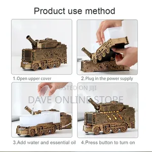 Holdmay Aroma Diffuser Cannon Train Aromatherapy Machine