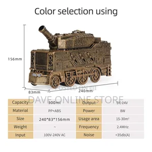 Holdmay Aroma Diffuser Cannon Train Aromatherapy Machine