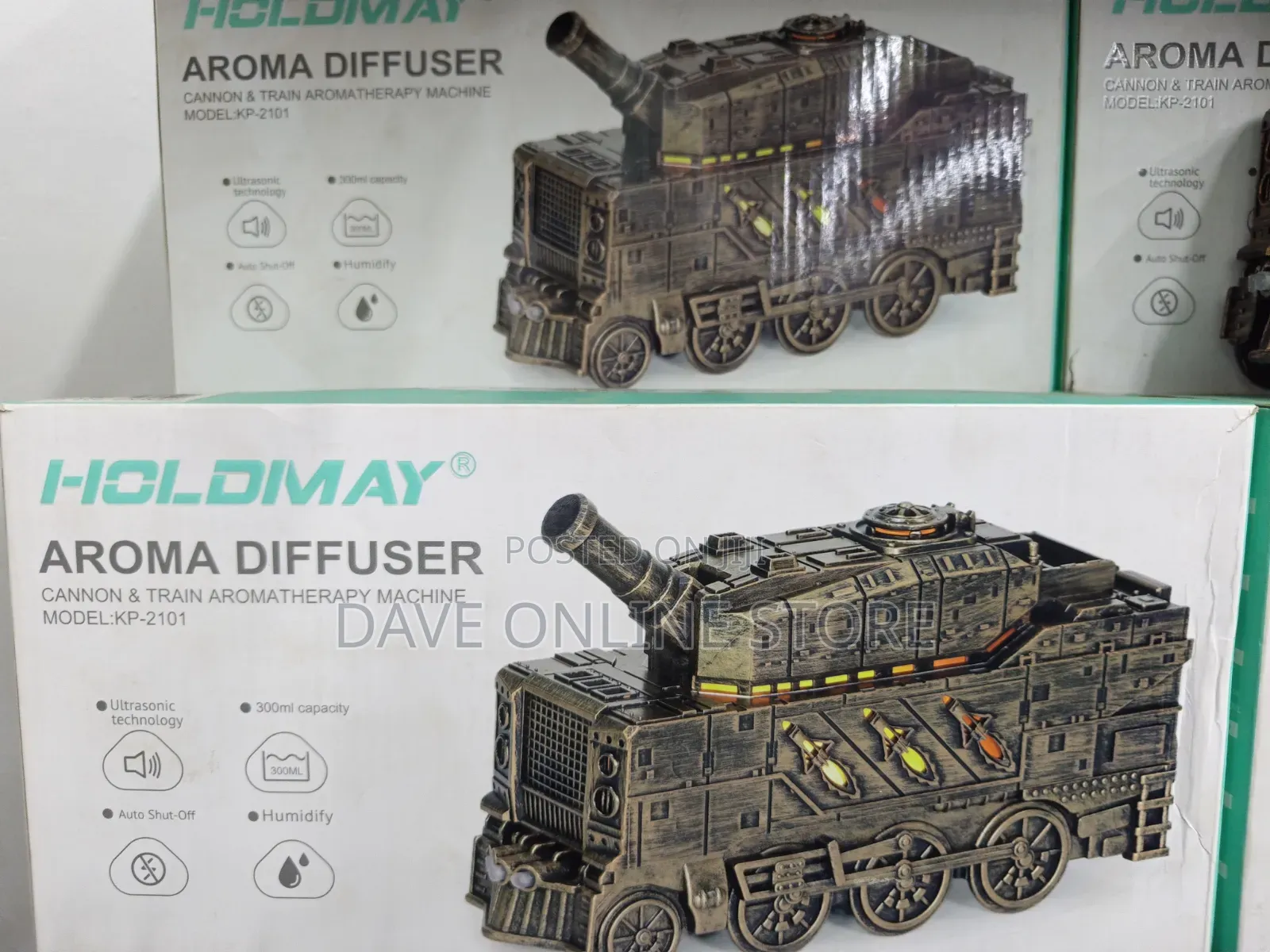 Holdmay Aroma Diffuser Cannon Train Aromatherapy Machine
