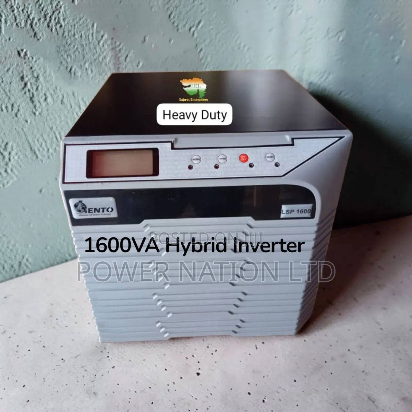 1500w 1600va 24v Menindia Lento Hybrid Inverter