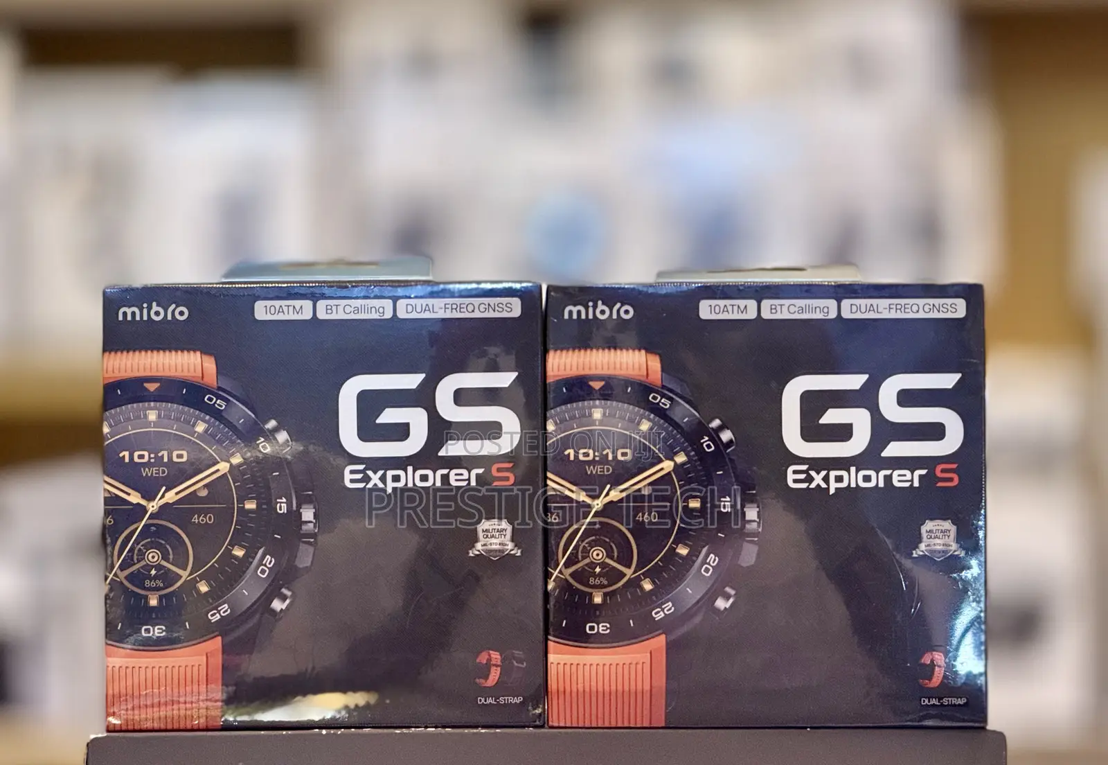 Mibro Gs Explorer S Rugged Military Smartwatch for Men, Ceramic Bezel