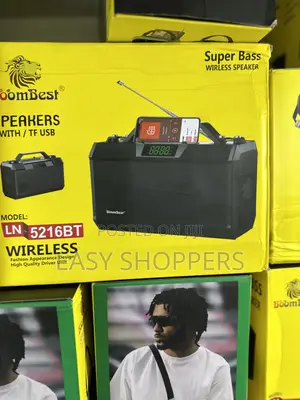 Boombest Ln-5216bt Wireless Speaker Featuring a Digital Display