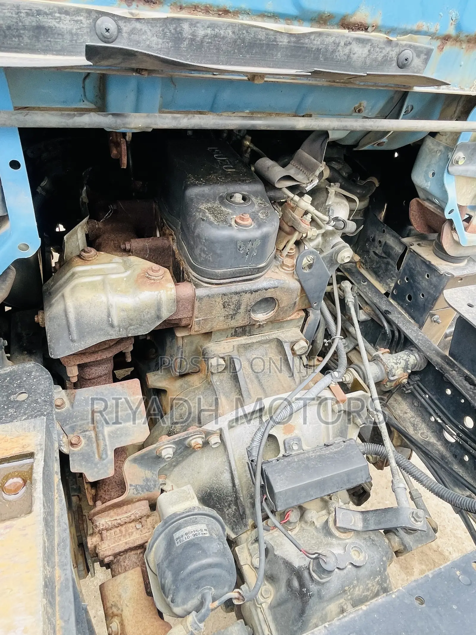 Fuso Baby Face 17 Engine Blue Color