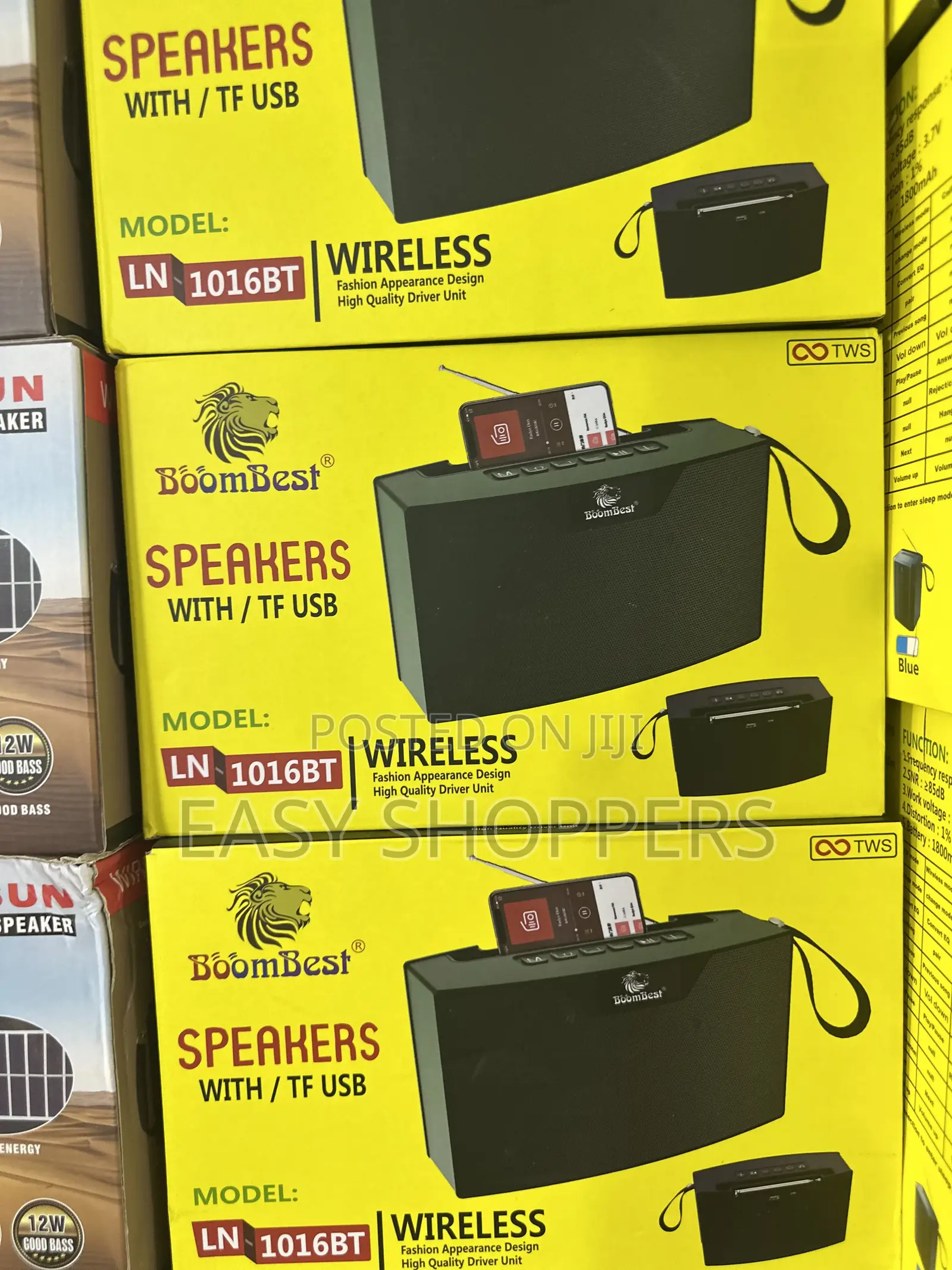 Boombest Ln-1016bt Wireless Speaker Portable Speaker