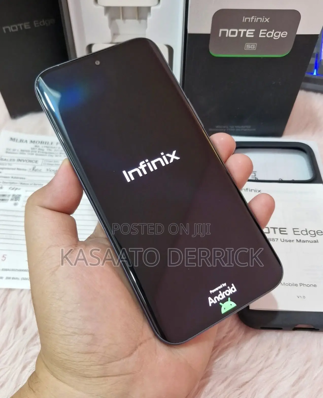 New Infinix Note Edge 256 GB Black