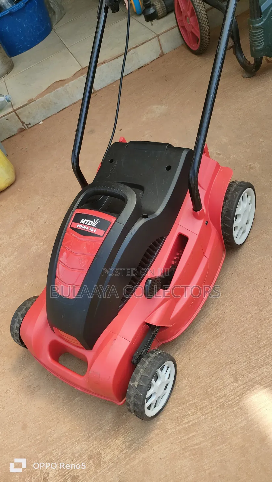 Uk Used MTD Optima 38 E Corded Electric Lawn Mower.