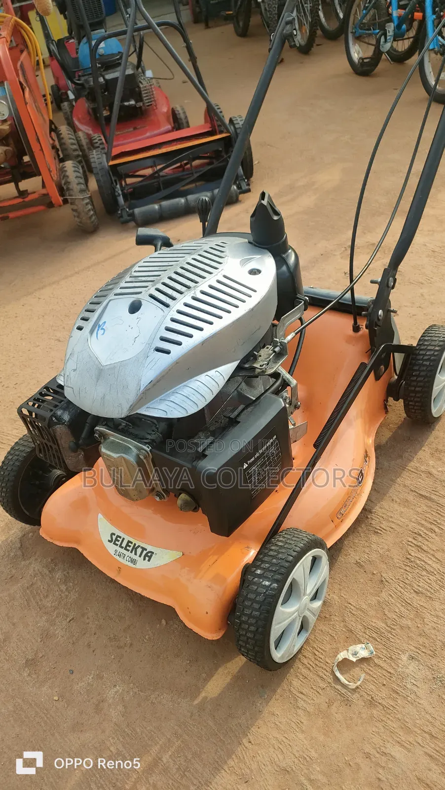 Uk Used Selekta Sl46tr Combi Petrol-Powered Lawn Mower
