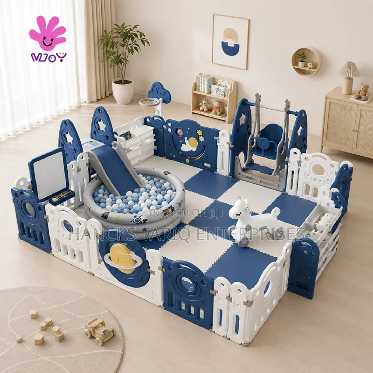 Deluxe Kids’ Indoor Playpen Activity Center