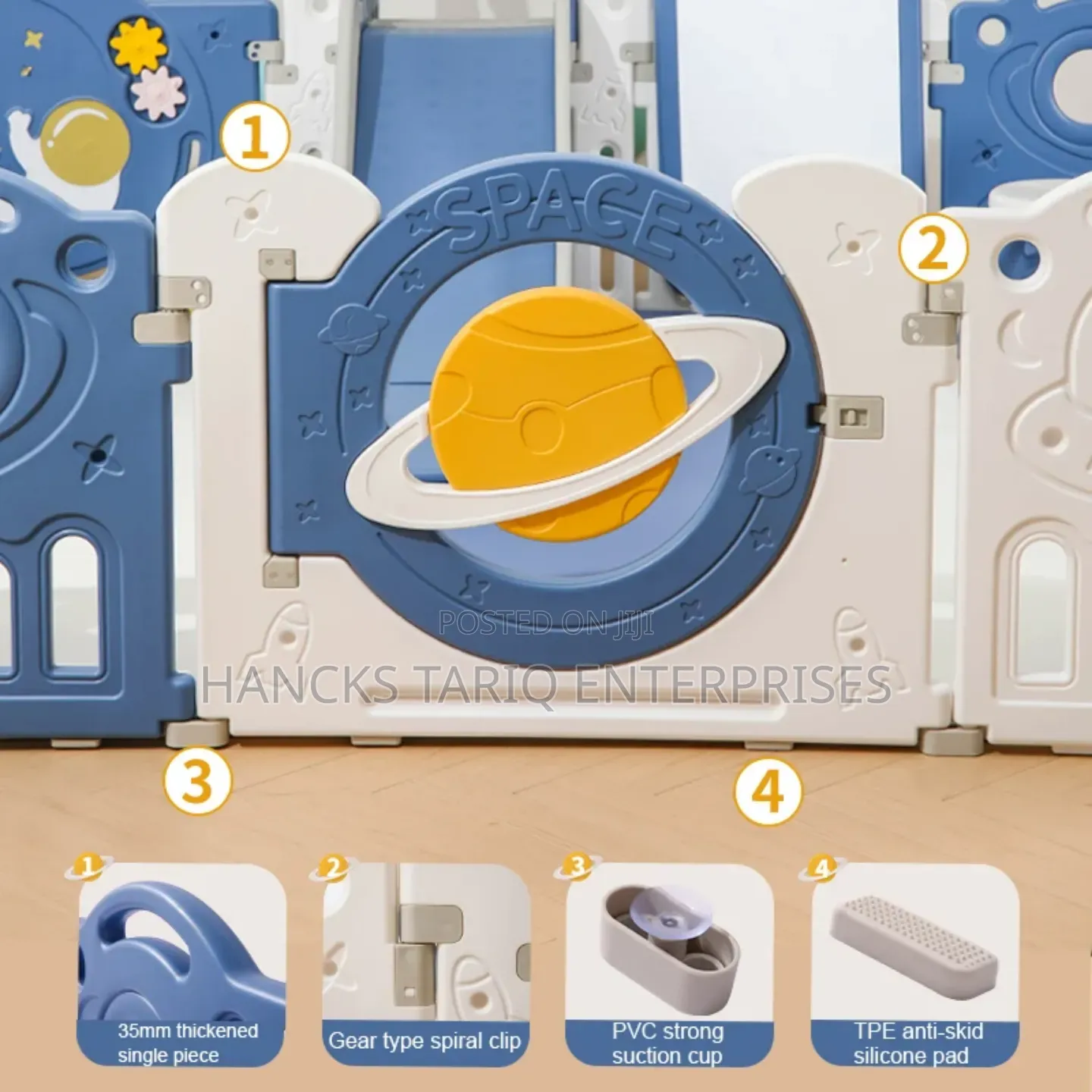 Deluxe Kids’ Indoor Playpen Activity Center