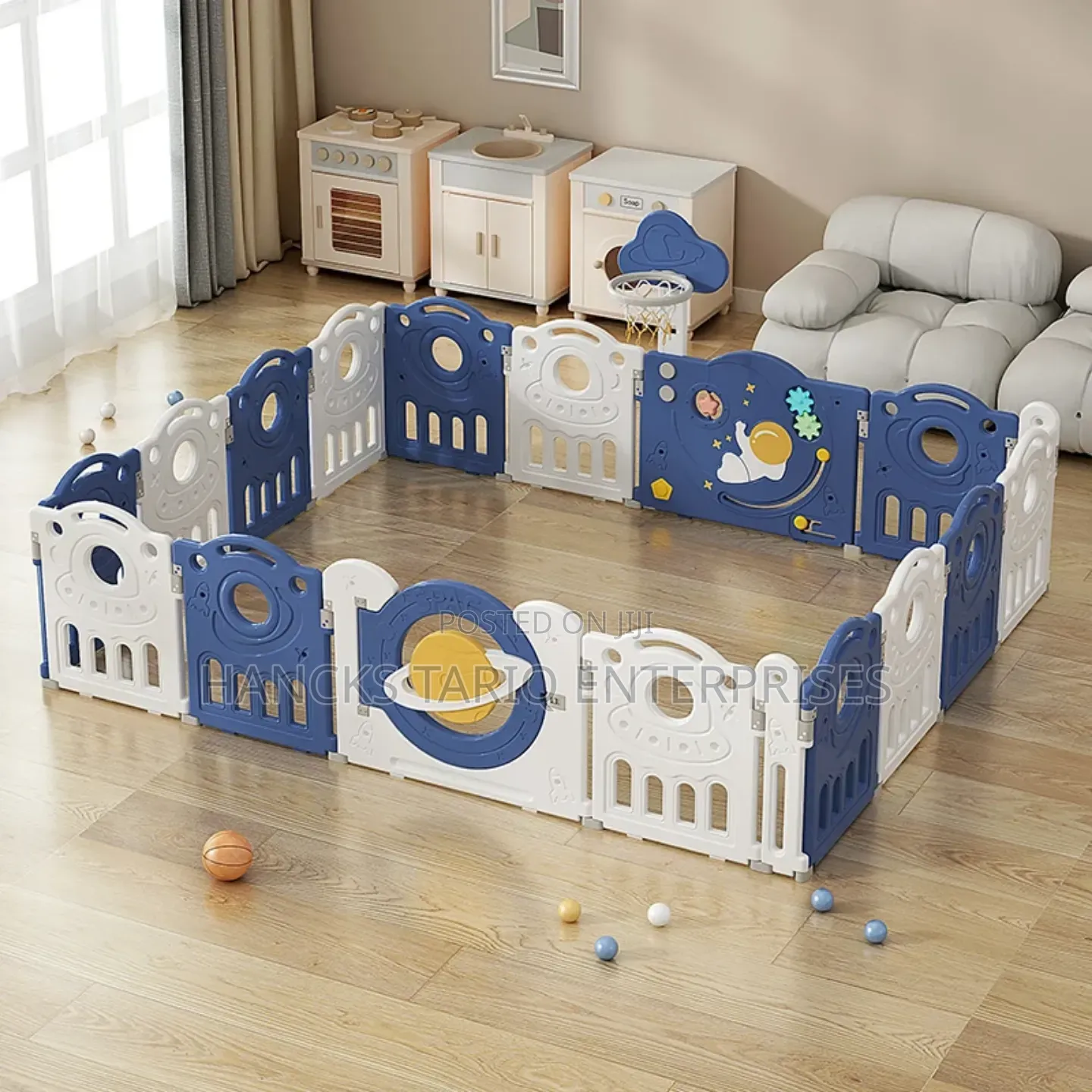 Deluxe Kids’ Indoor Playpen Activity Center
