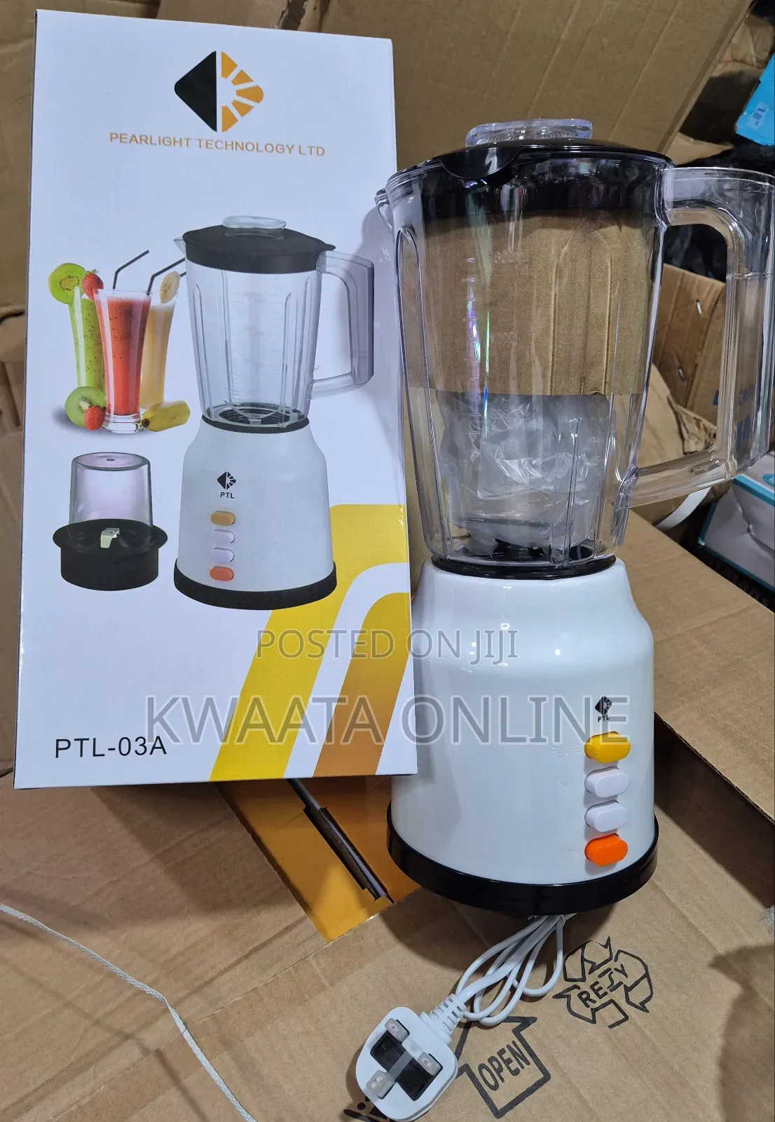 1.5l Pearlight 2-in-1 Blender With Grinder — Blend More