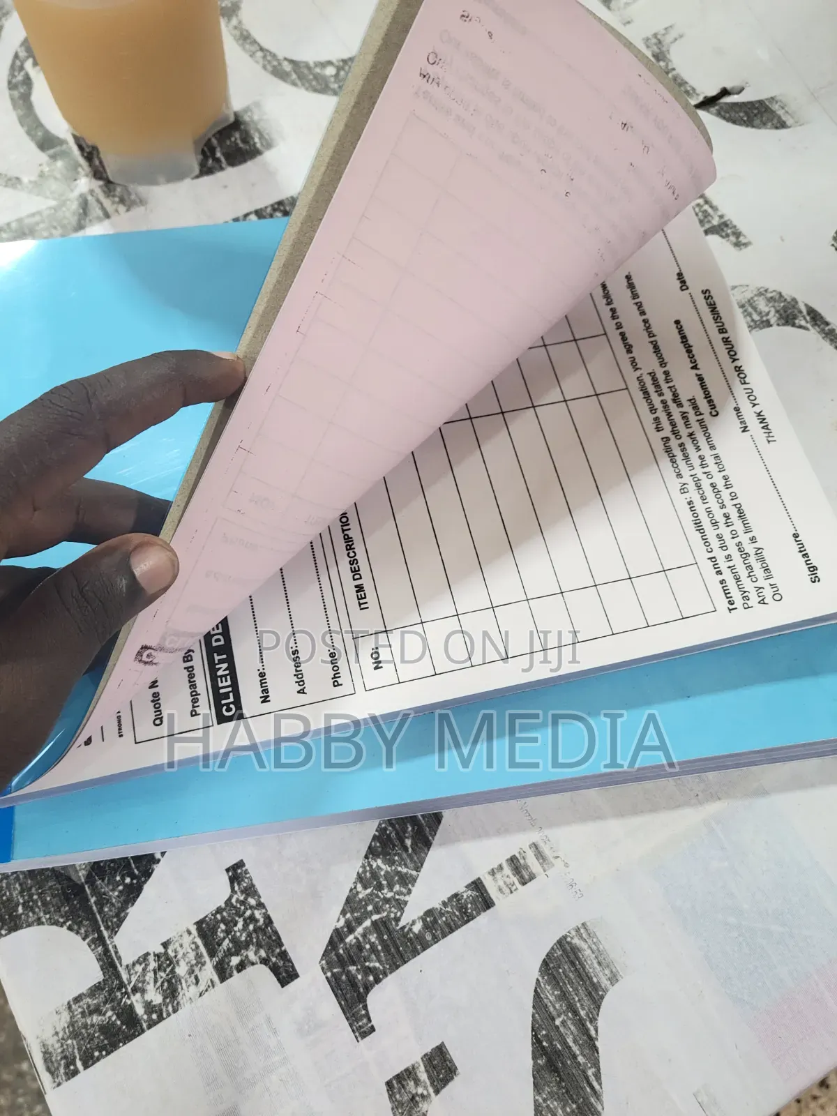 Custom Reciept Book, Quotation Books, Invoices, Purchases Orders Books