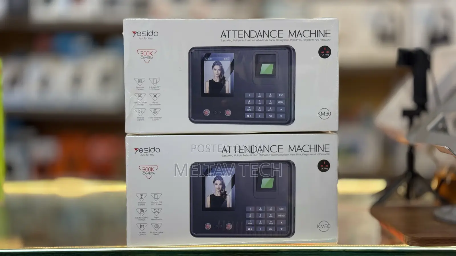 Yesido Attendance Machine-face, Fingerprint, Palmvein, Card, Password