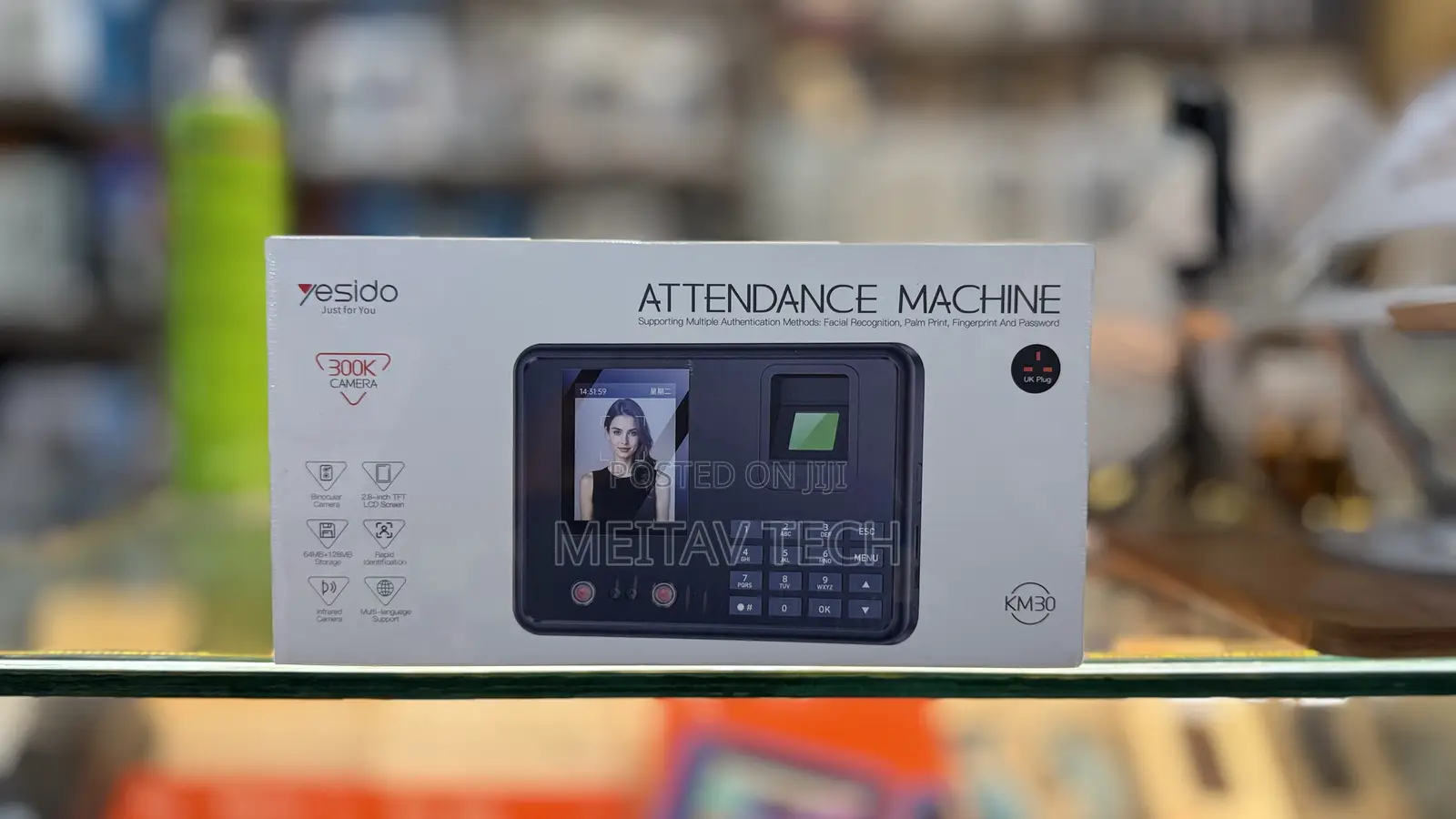 Yesido Attendance Machine-face, Fingerprint, Palmvein, Card, Password