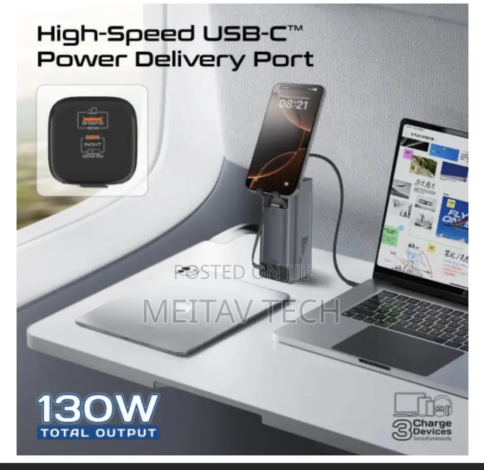Promate Super Fast Portable Charger, 20000mah