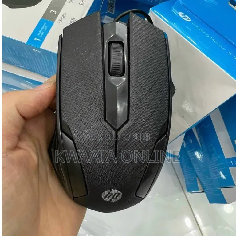 Hp Optical Wired Mouse Black for Computer Laptop