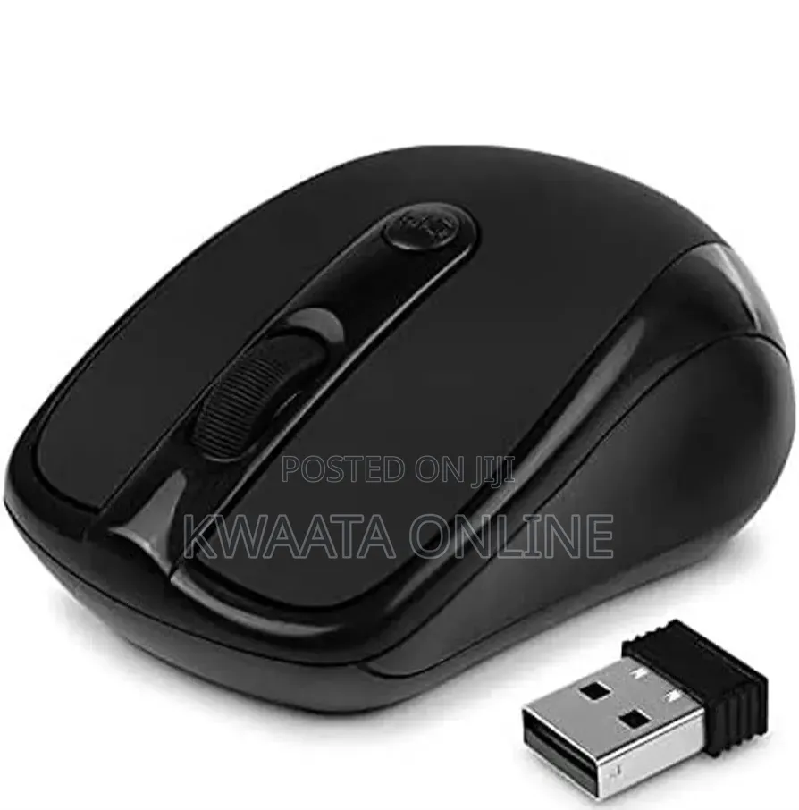 Black 2.4g Usb 2.0 Folding Wireless Optical Mouse for Pc Laptop