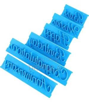 6pcs Cookie Fondant Cutter Decorating Icing Cake Mold