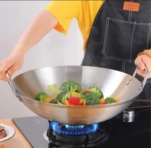 Stainless Steel Wok Round Bottom Wok Pan