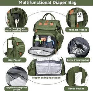 Unique 3 in 1 New Diaper Bag Backpack